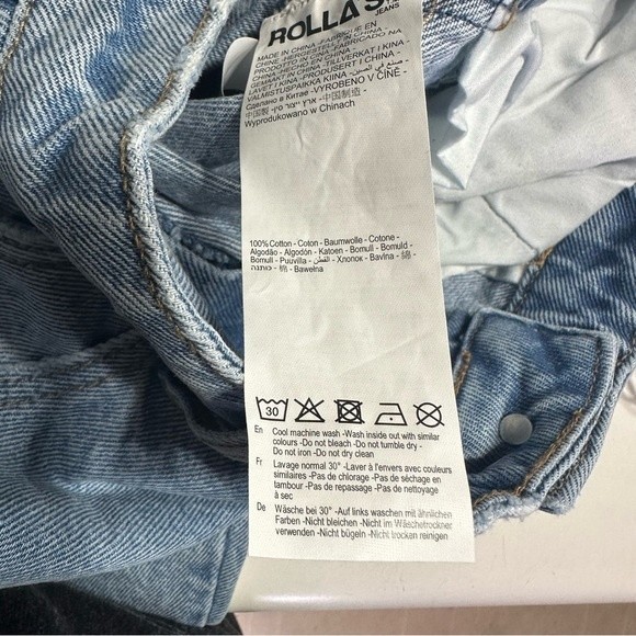 ROLLA’S Women’s High Rise Original Straight Leg Jeans In City Worn Size … - Picture 7 of 11